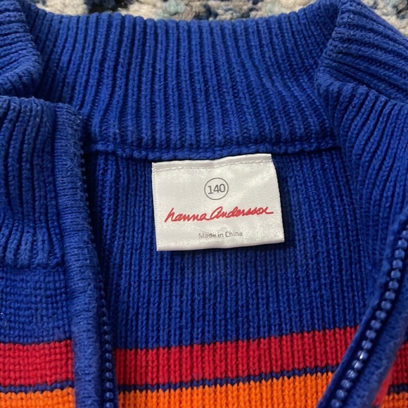 ⛔️SOLD⛔️ Hanna Andersson Mock Sweater sz 140 US 10 - Picture 6 of 8